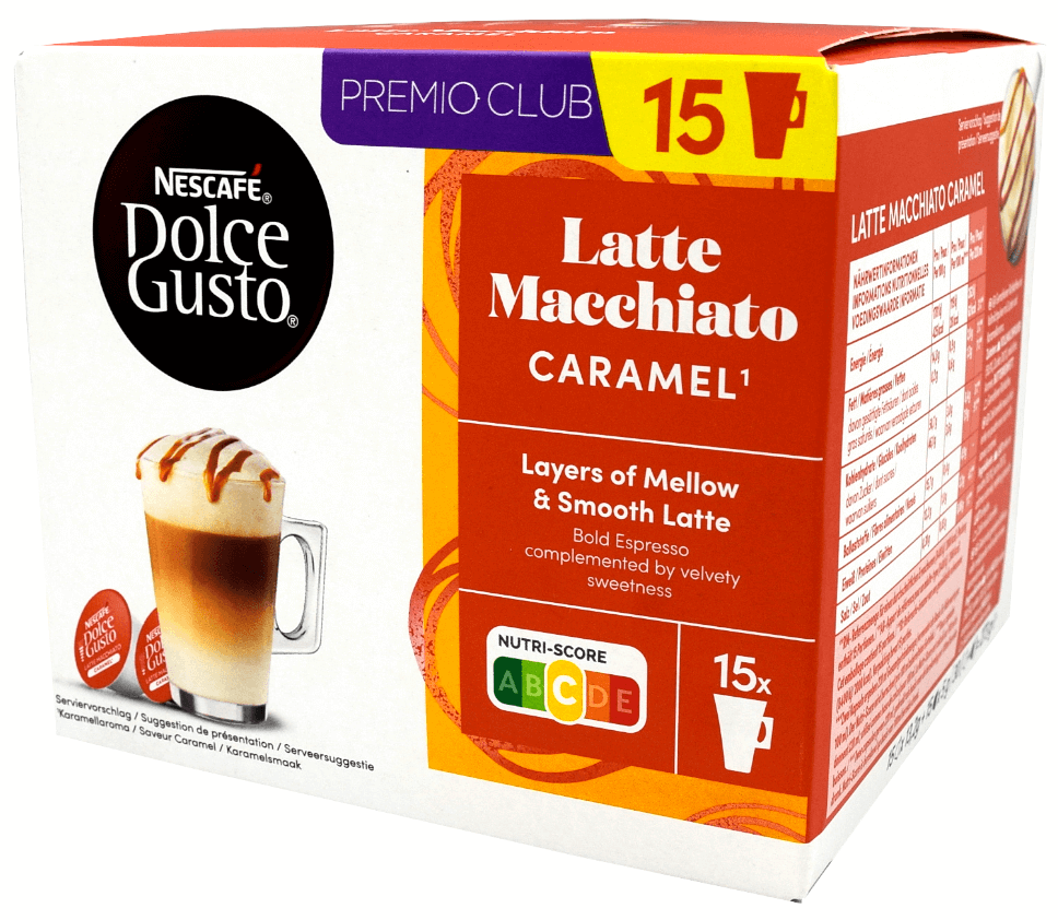 30 Kaffeekapseln Dolce Gusto Latte Macchiato Caramel XL - 30 kapseln