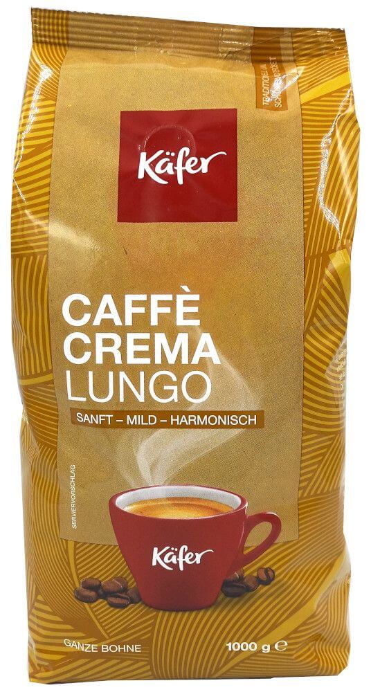 1 Kg Käfer Kaffeebohnen Caffe Crema Lungo