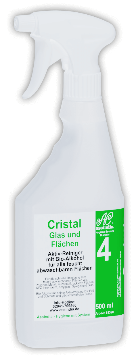 CRISTAL GLAS- UND FLÄCHEN REINIGER, 3 X 500ML