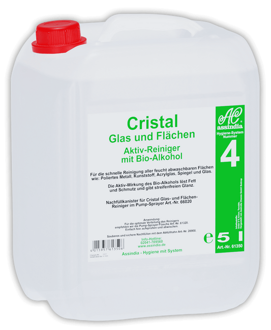 CRISTAL GLAS UND FLÄCHEN REINIGER 5L KANISTER