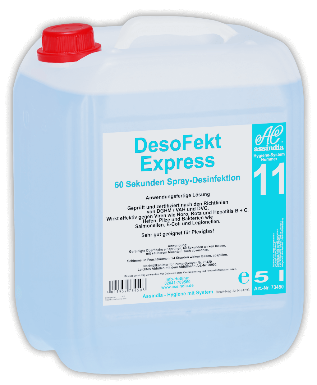 Spray-Desinfektion 5l Kanister