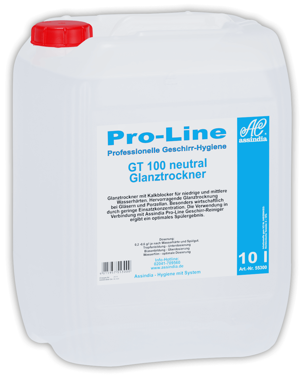 PRO-LINE GT 100 N KLARSPÜLER NEUTRAL 10L KANISTER