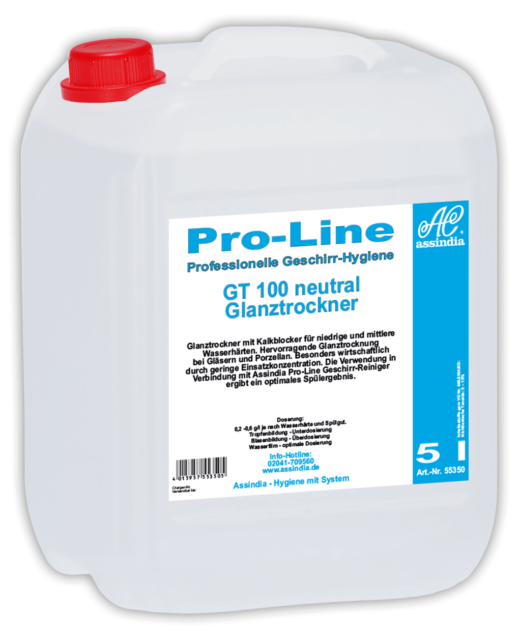 PRO-LINE GT 100 N KLARSPÜLER NEUTRAL 5L KANISTER