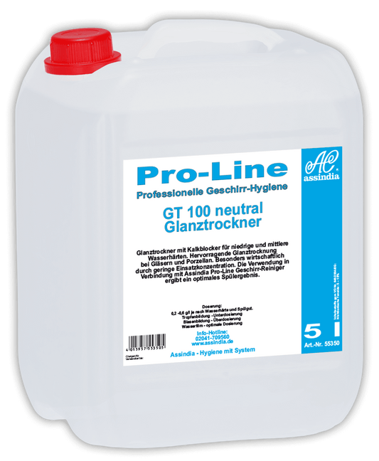 PRO-LINE GT 100 N KLARSPÜLER NEUTRAL 5L KANISTER