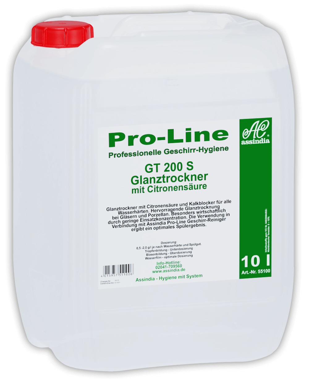 PRO-LINE GT 200 S KLARSPÜLER 10L KANISTER