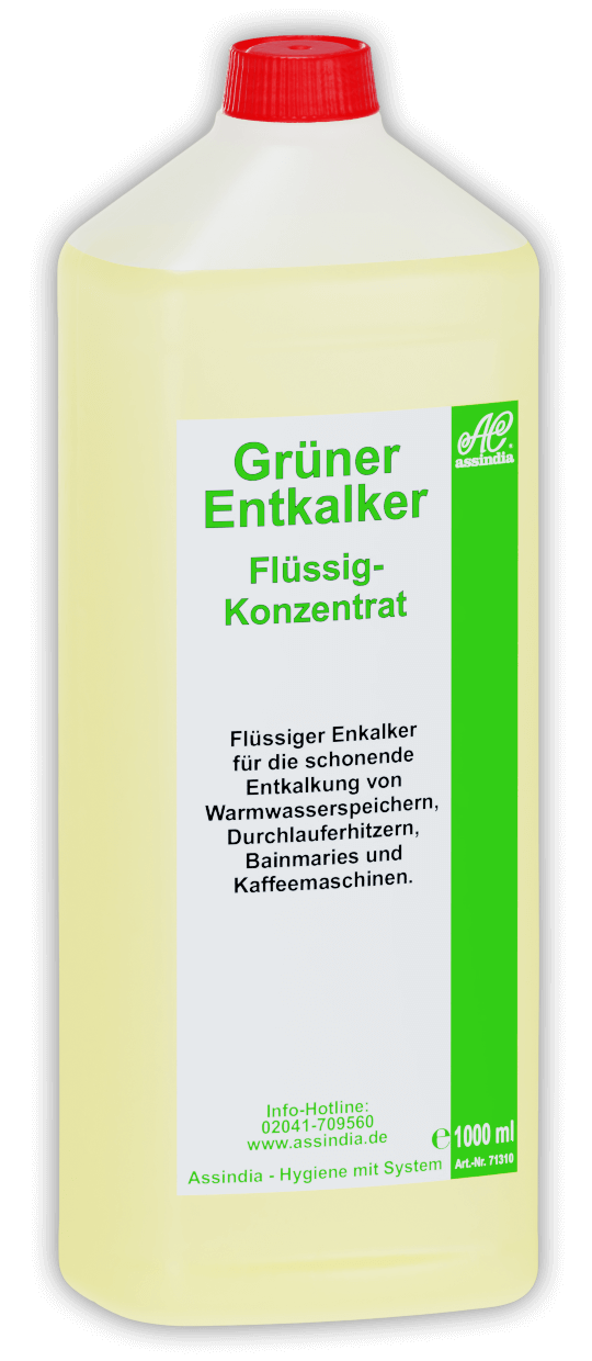 GRÜNER ENTKALKER, 3 X 1L FLASCHE