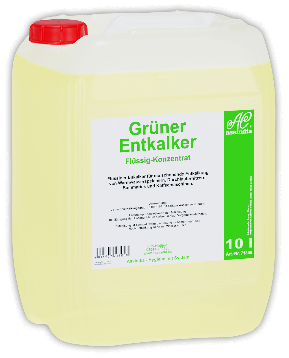 GRÜNER ENTKALKER 10L Kanister