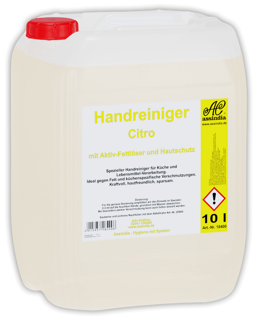 HANDREINIGER CITRO MIT FETTLÖSEKRAFT 10L KANISTER