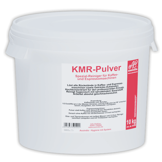 KMR KAFFEEMASCHINENREINIGER PULVER 10KG Eimer