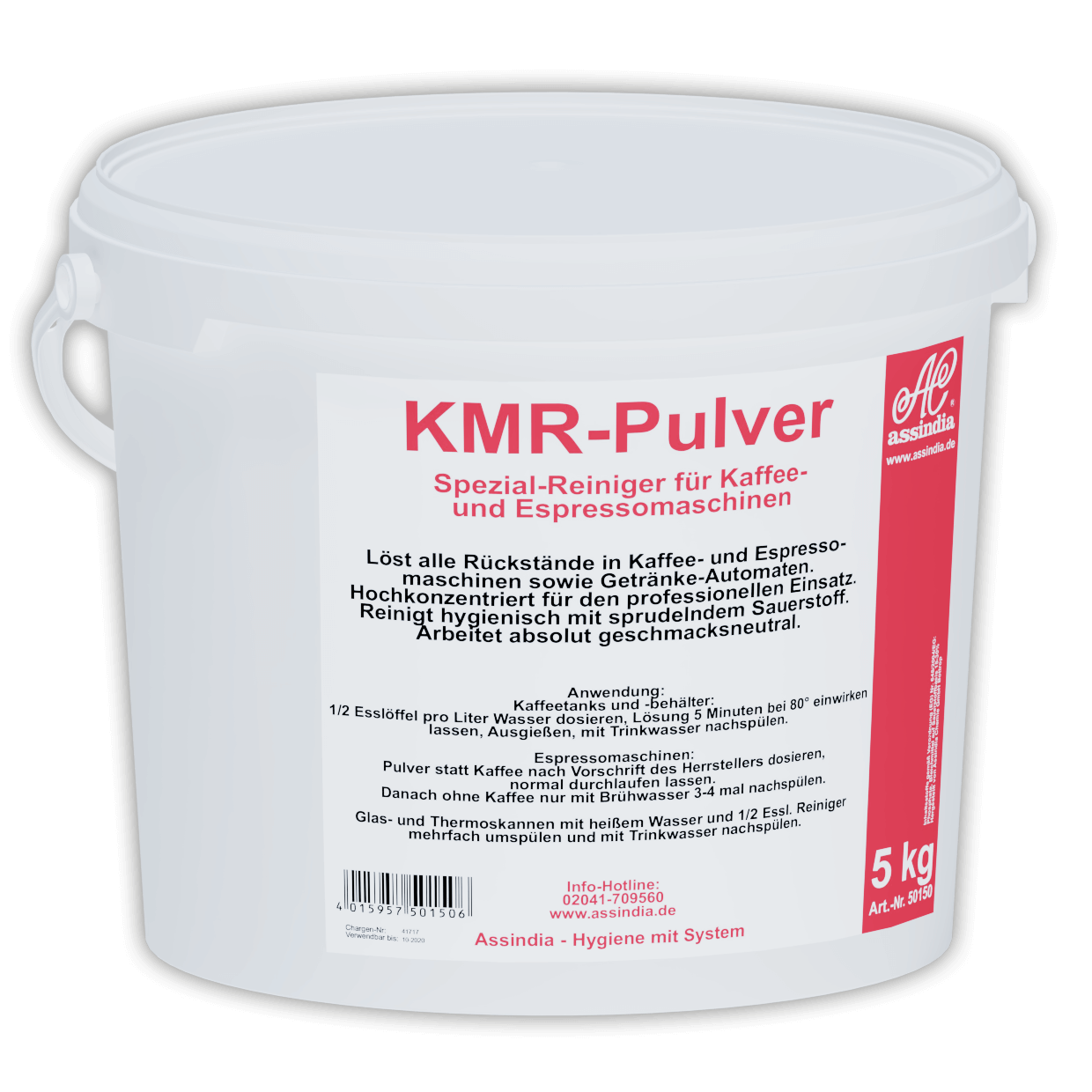 KMR KAFFEEMASCHINENREINIGER PULVER 5KG Eimer