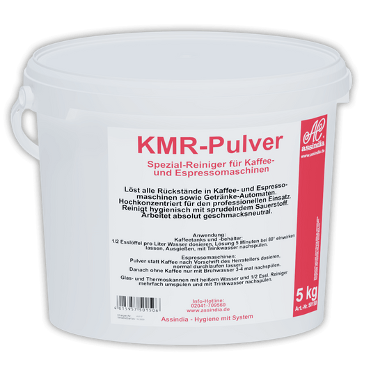 KMR KAFFEEMASCHINENREINIGER PULVER 5KG Eimer