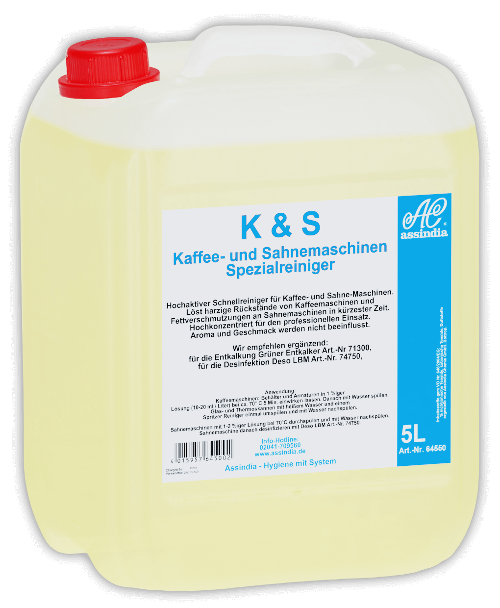 K&S KAFFEE- UND SAHNEMASCHINEN REINIGER 5L Kanister