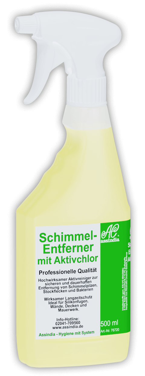 SCHIMMELENTFERNER PROFESSIONAL AKTIVCHLOR, 3 X 500ML SPRAYER