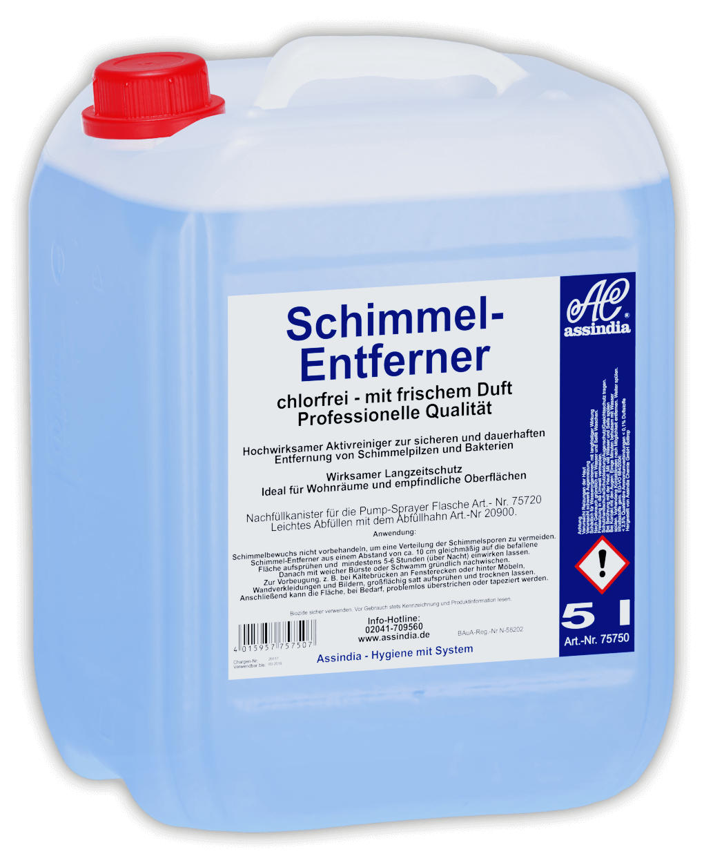 Schimmelentferner Professional Chlorfrei 5L Kanister