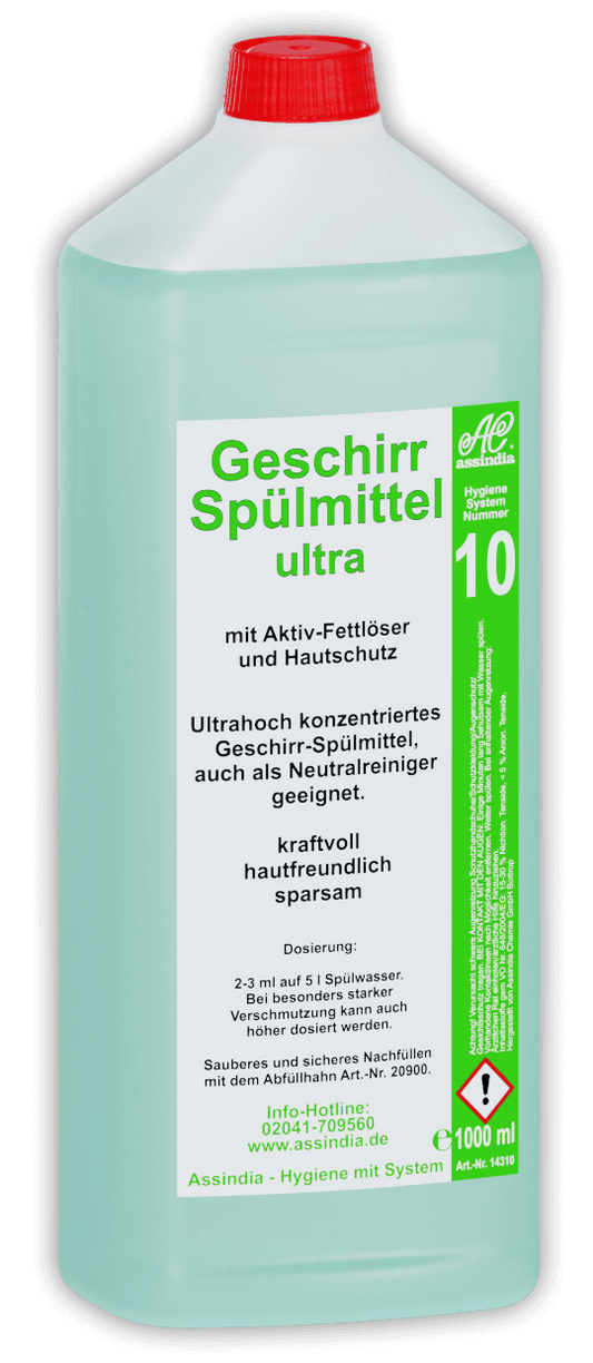 GESCHIRRSPÜLMITTEL ULTRA, 3 X 1000ML FLASCHE