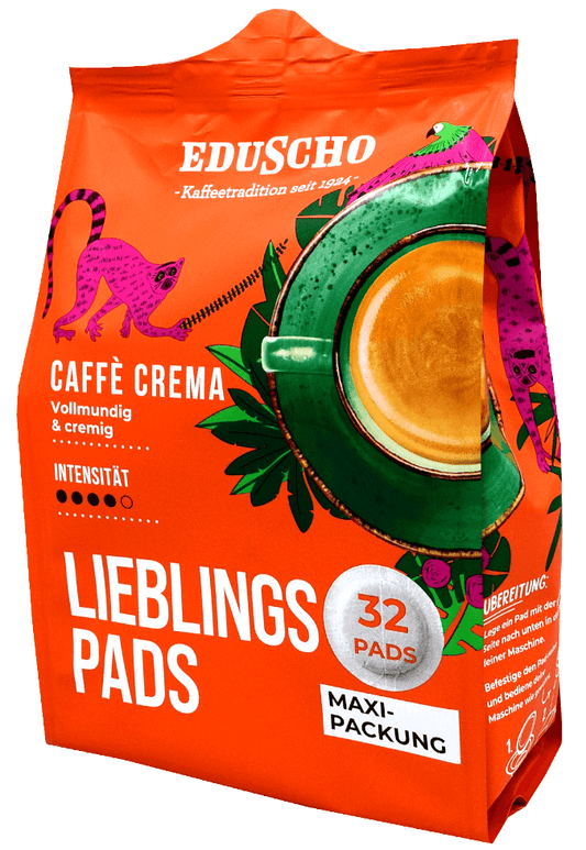 32 Eduscho Kaffeepads Lieblingspads Caffé Crema