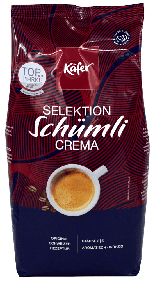 1 Kg Käfer Kaffeebohnen Selektion Schümli Crema