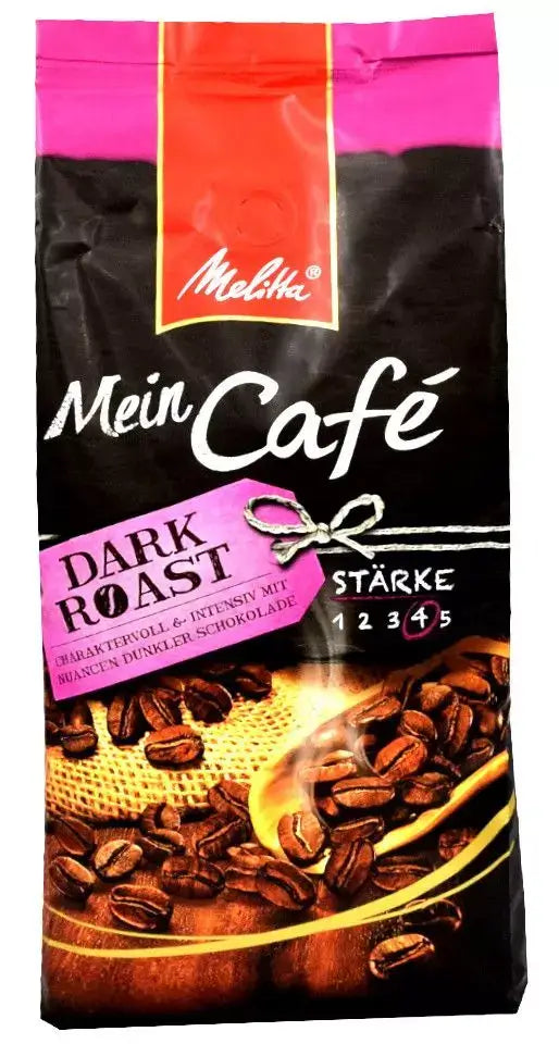 Melitta Kaffeebohnen Mein Café Dark Roast