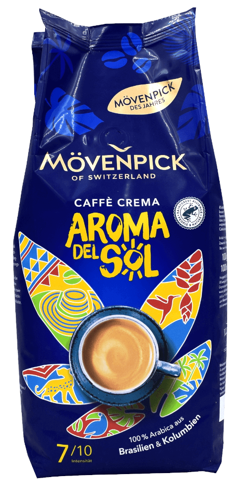 1 Kg Kaffeebohnen Mövenpick Kaffee Des Jahres Aroma del Sol