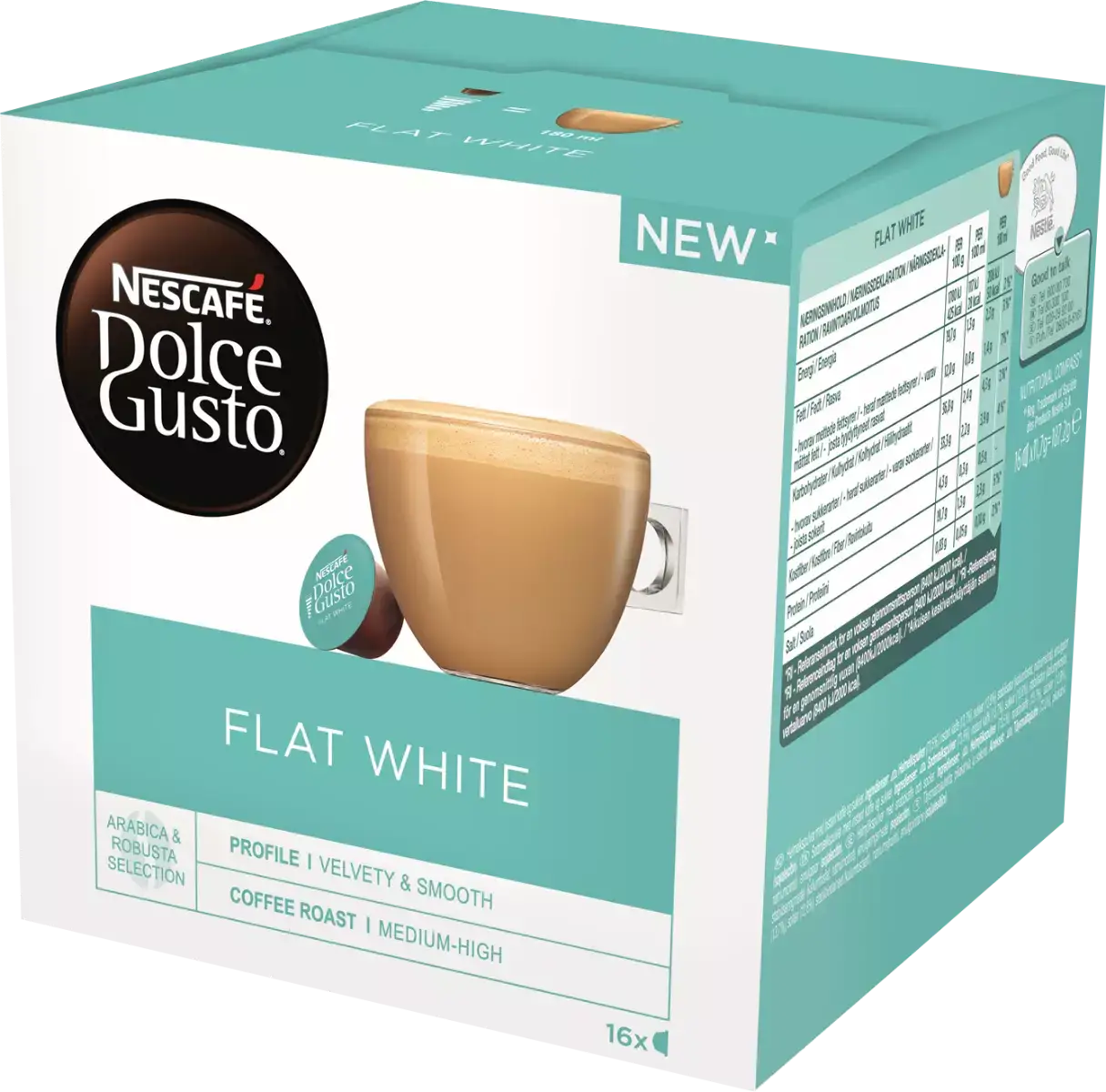 Kaffeekapseln Dolce Gusto Flat White