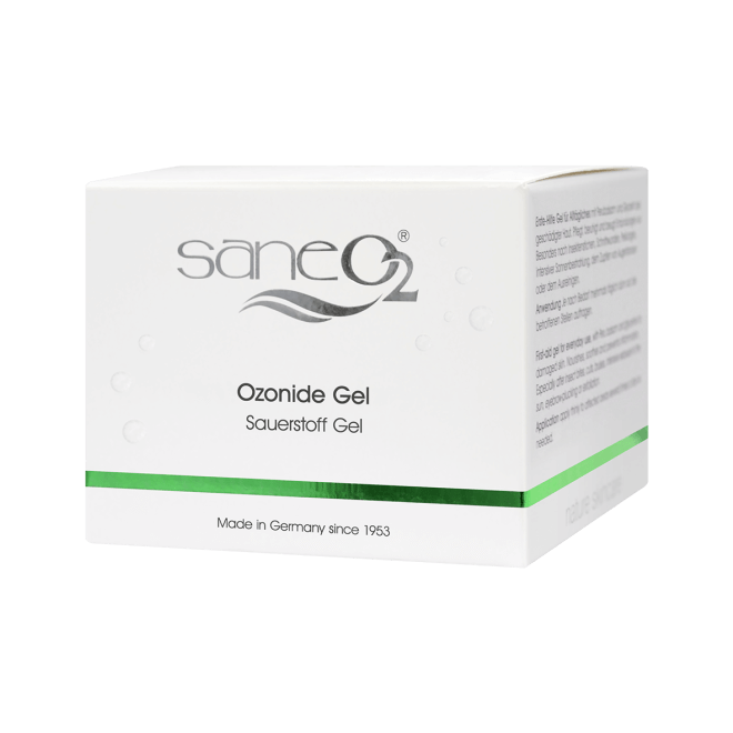 SaneO2® OZONIDE GEL - WUNDHEILUNGSFÖRDERNDES GEL